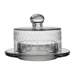 Beurrier Rond En Verre Transparent D14cm - Azelie