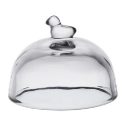 Beurrier Rond En Verre Transparent - Moineau 5 Beurrier Rond En Verre Transparent - Moineau -Magasin De Vaisselle Pour La Maison beurrier rond en verre transparent moineau 39784 39784 DET02 WEB