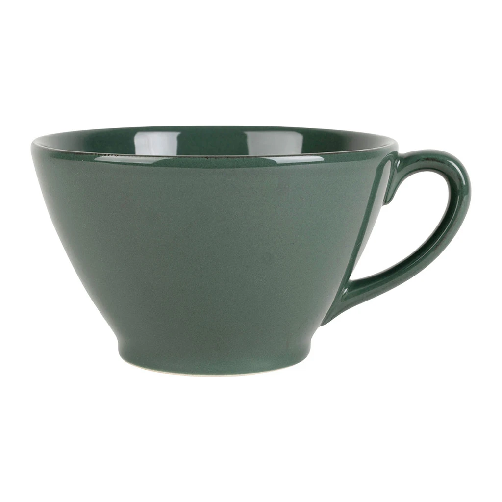 Bol Avec Anse En Faïence Romarin 50cl - Campagne 1 Bol Avec Anse En Faïence Romarin 50cl - Campagne