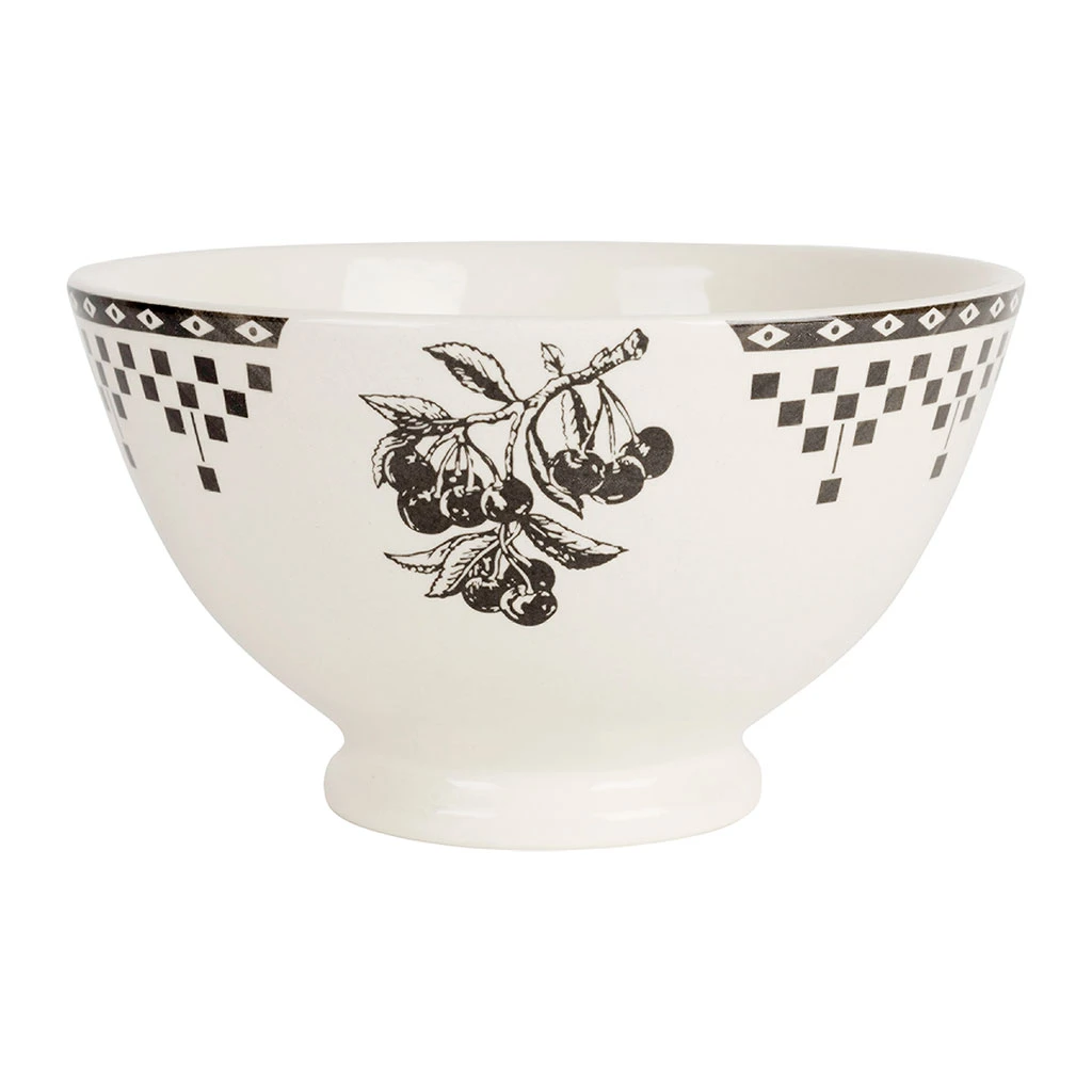 Bol En Faïence Anthracite 75cl - Damier 1 Bol En Faïence Anthracite 75cl - Damier