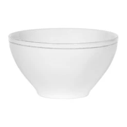 Bol En Faïence Blanc 50cl - Campagne