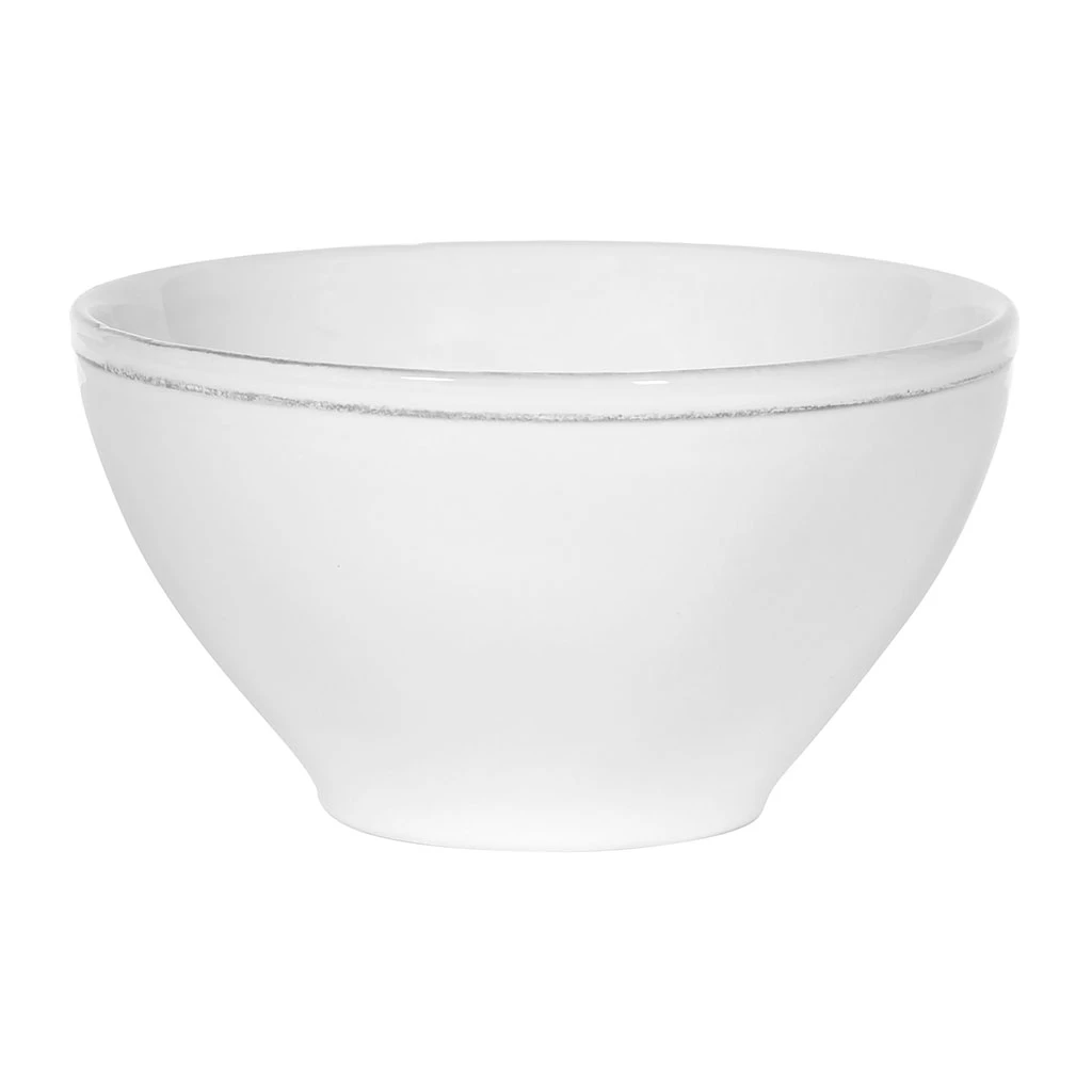 Bol En Faïence Blanc 50cl - Campagne 1 Bol En Faïence Blanc 50cl - Campagne