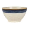 Bol En Faïence Indigo Et Beige 64cl - Victoria