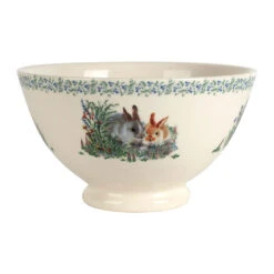 Bol En Faïence Lapin Blanc 75cl - Collection
