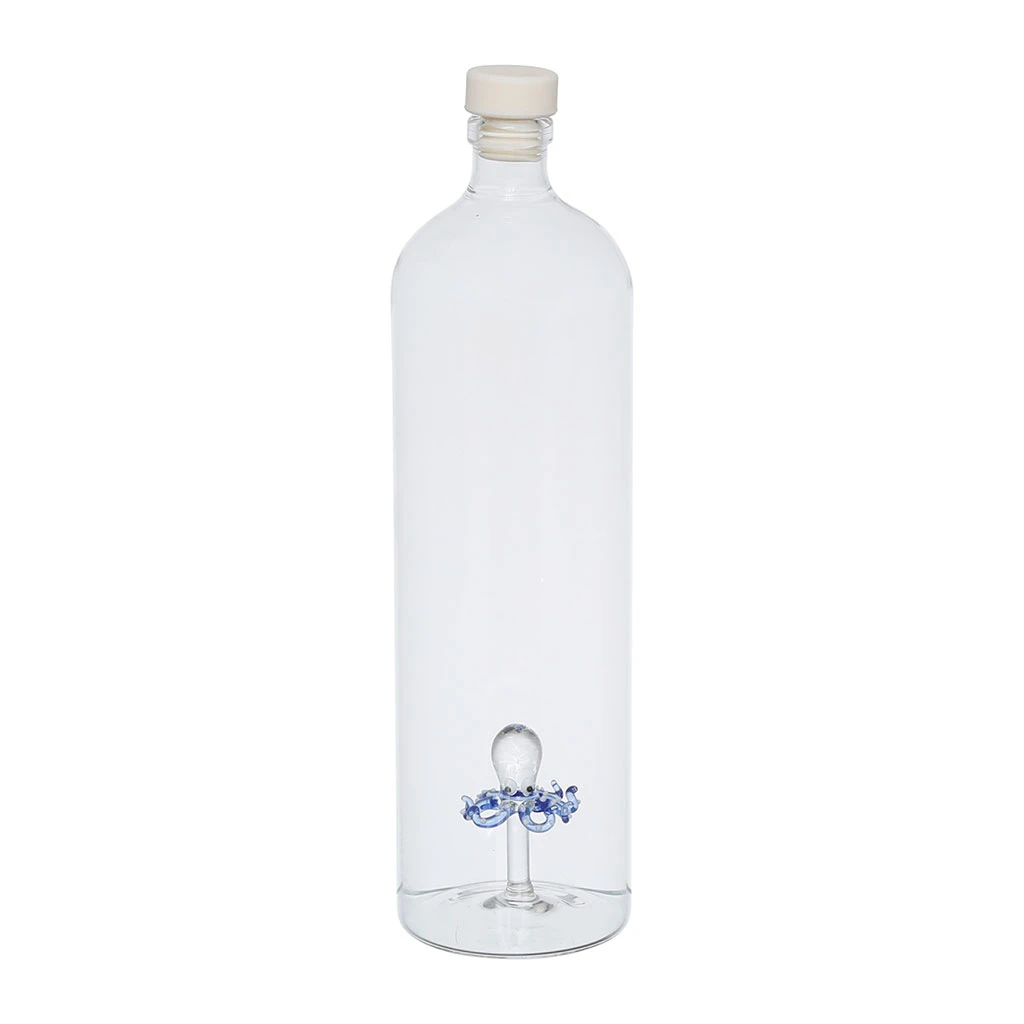 Bouteille Poulpe En Verre Borosilicate 1.5L - Océan 1 Bouteille Poulpe En Verre Borosilicate 1.5L - Océan