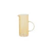 Carafe En Verre Transparent Jaune