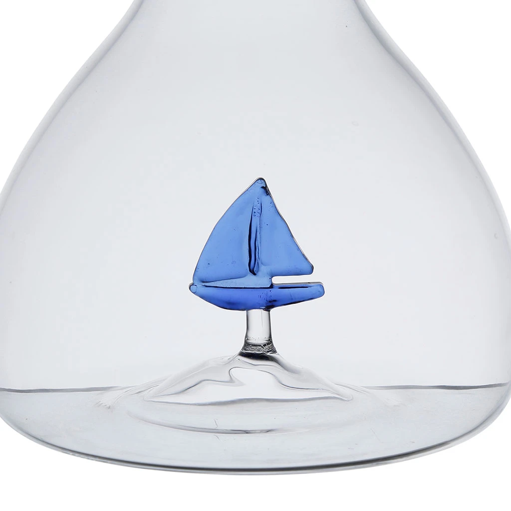 Carafe Voilier Bleu 1.5l - Océan 2 Carafe Voilier Bleu 1.5l - Océan – Image 2
