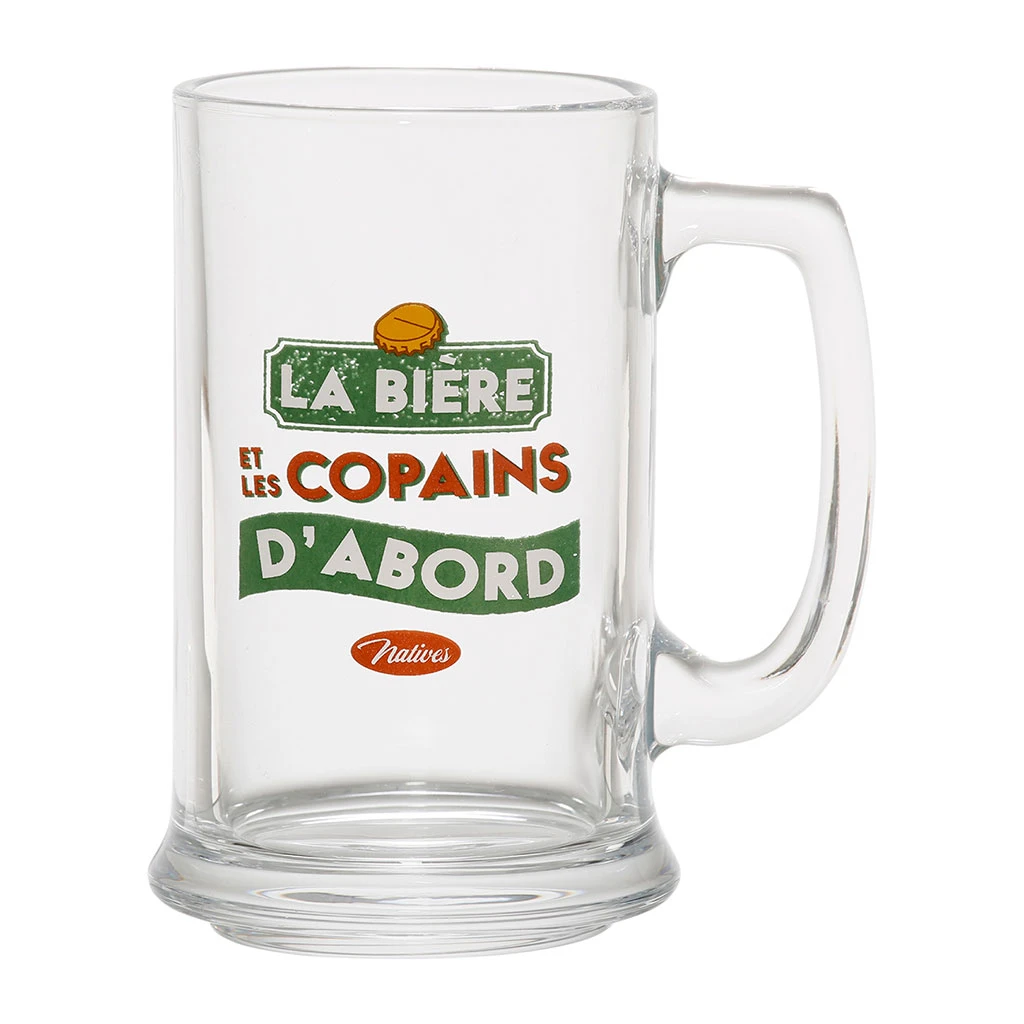Chope Vert Et Rouge 40cl - Copains D'Abord 1 Chope Vert Et Rouge 40cl - Copains D'Abord