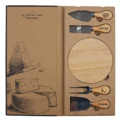 Coffret Fromage Couteau Et Planche