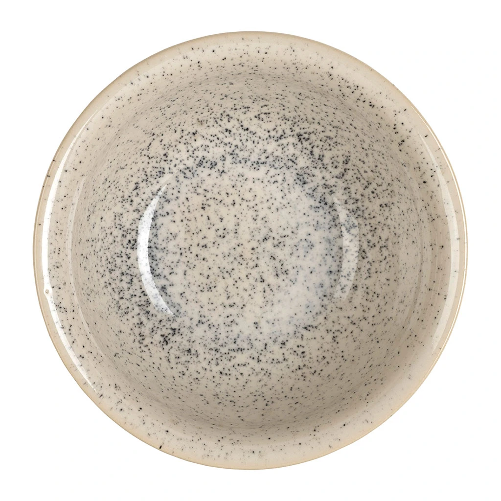 Compotier En Grès Blanc Moucheté 1.3L - Jeanne 2 Compotier En Grès Blanc Moucheté 1.3L - Jeanne – Image 2