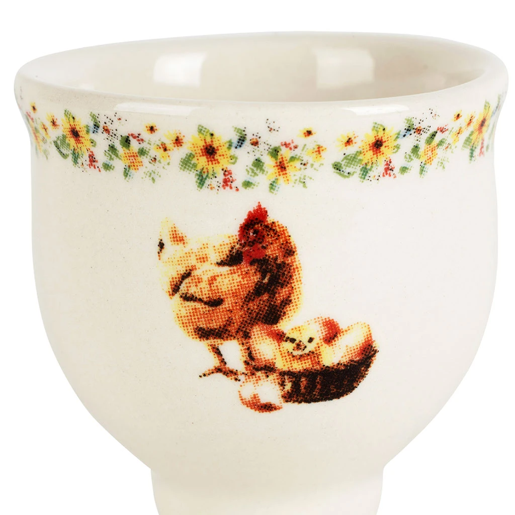 Coquetier En Faience Basse-cour - Collection 2 Coquetier En Faience Basse-cour - Collection – Image 2