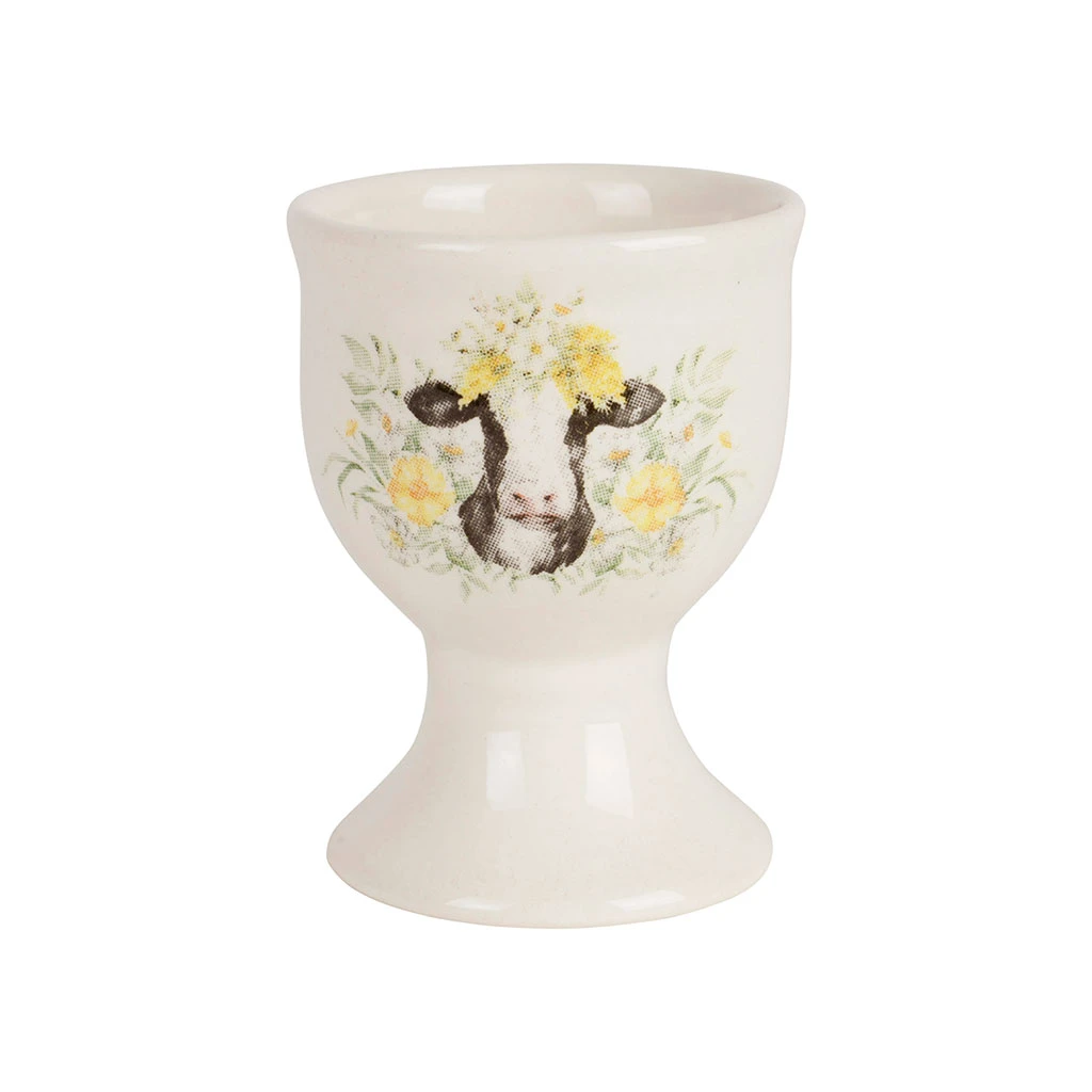 Coquetier En Faïence Vache - Collection 1 Coquetier En Faïence Vache - Collection