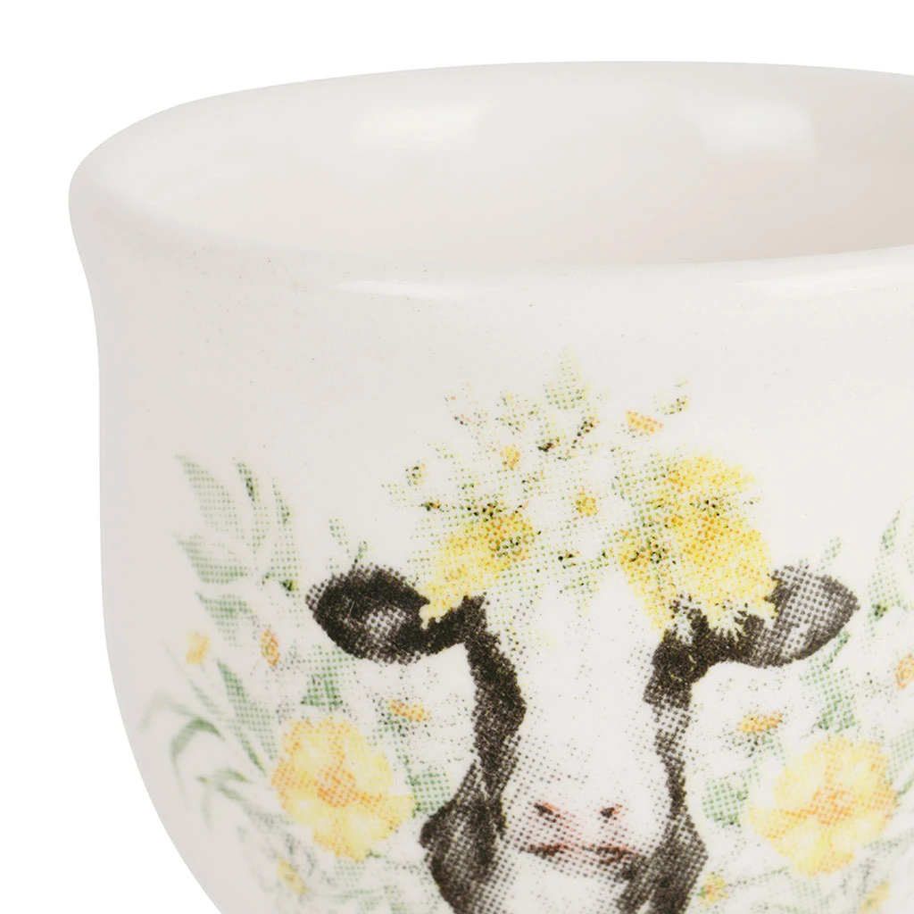 Coquetier En Faïence Vache - Collection 2 Coquetier En Faïence Vache - Collection – Image 2