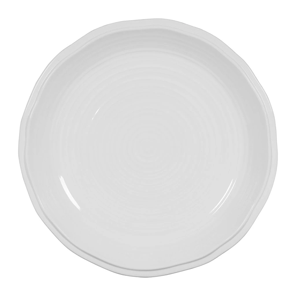 Coupe En Faïence Blanc D39cm - Darcy 2 Coupe En Faïence Blanc D39cm - Darcy – Image 2