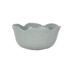 Coupelle Chou En Grès Vert D'eau D15cm