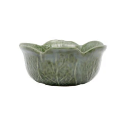 Coupelle Chou Vert D15xh6.5cm Gres