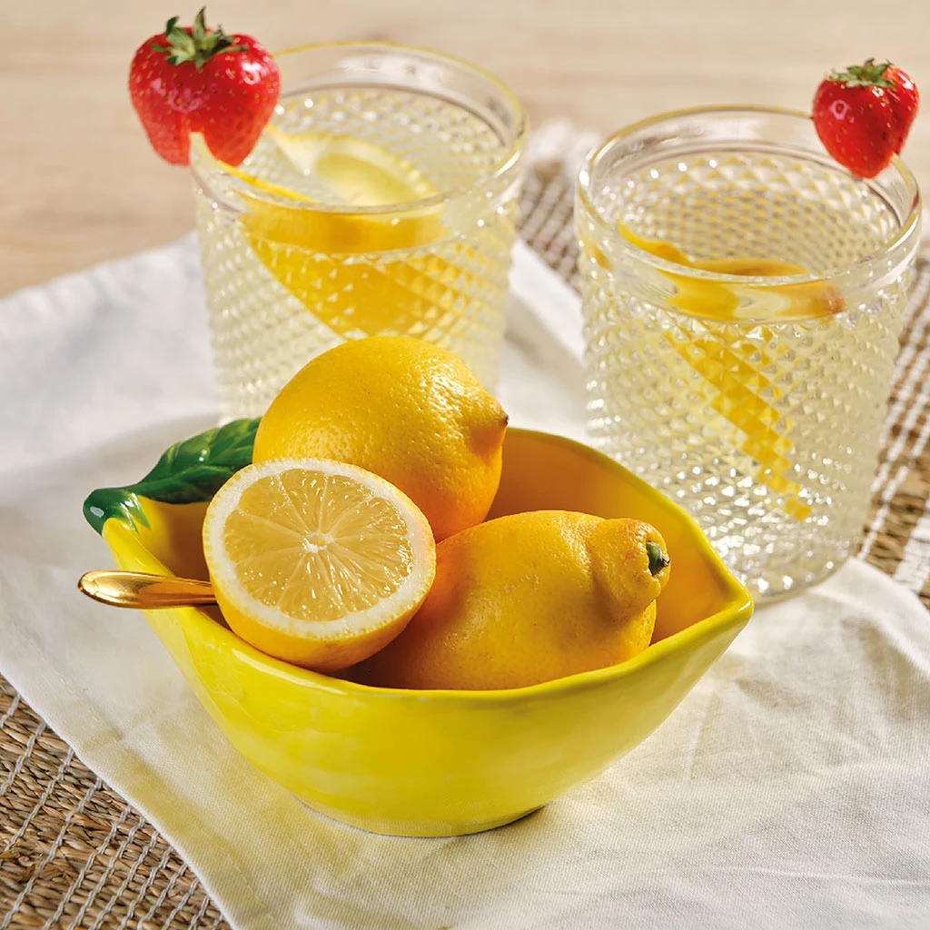 Coupelle Citron En Dolomite Jaune 16x12cm 2 Coupelle Citron En Dolomite Jaune 16x12cm – Image 2