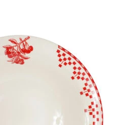 Coupelle En Faïence Rouge D20cm - Damier -Magasin De Vaisselle Pour La Maison coupelle en faience rouge d20cm damier 2207 2207 DET02 WEB 1