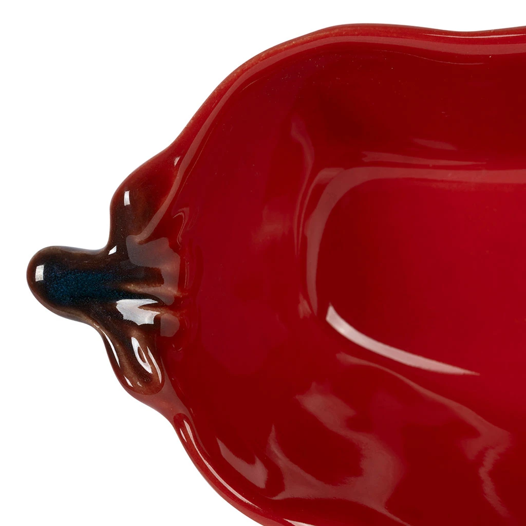 Coupelle En Forme De Piment En Grès Rouge 18x8.5cm 3 Coupelle En Forme De Piment En Grès Rouge 18x8.5cm – Image 3