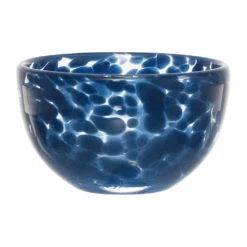 Coupelle En Verre Bleu D11cm - Preline