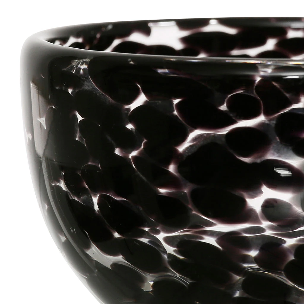 Coupelle En Verre Noir D11cm - Preline 2 Coupelle En Verre Noir D11cm - Preline – Image 2
