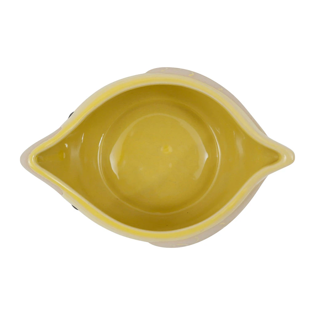 Coupelle Oiseau En Grès Jaune - Calao 3 Coupelle Oiseau En Grès Jaune - Calao – Image 3