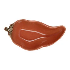 Coupelle Piment En Grès Rhubarbe 18x8.5cm