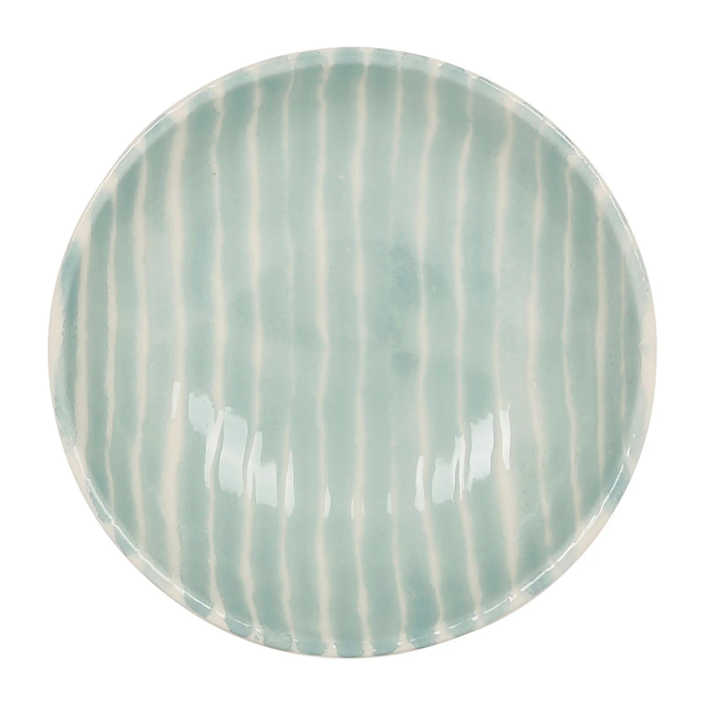 Coupelle Turquoise Réactif D16xh4.5cm En Faience - Raina 2 Coupelle Turquoise Réactif D16xh4.5cm En Faience - Raina – Image 2