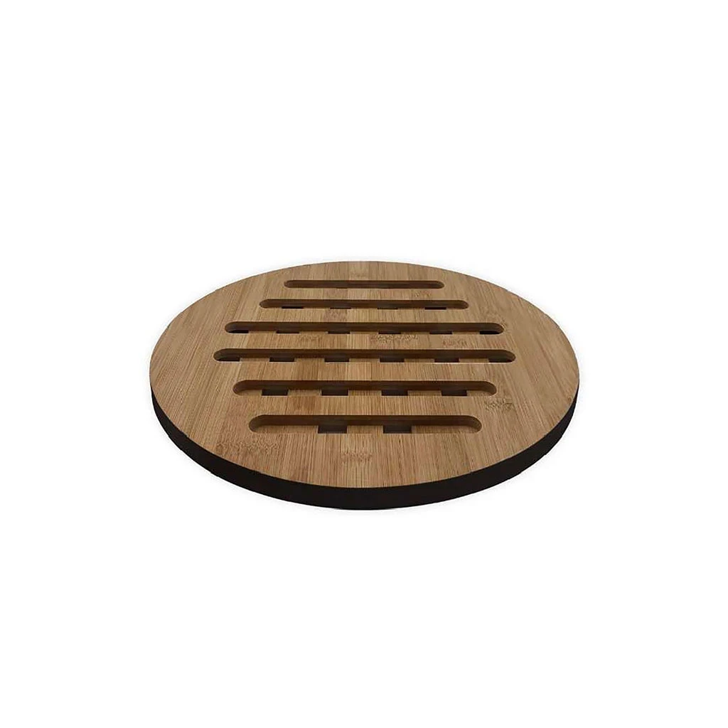 Dessous De Plat En Bambou Noir - Graphite 1 Dessous De Plat En Bambou Noir - Graphite