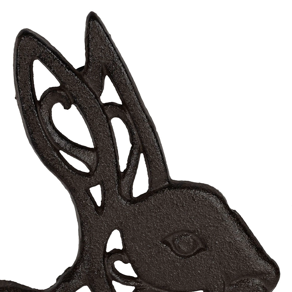 Dessous De Plat Lapin En Fonte Brun - Basse-Cour 2 Dessous De Plat Lapin En Fonte Brun - Basse-Cour – Image 2