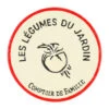 Dessous De Plat "légume Du Jardin" En Fonte Ivoire D24cm - Fontnel