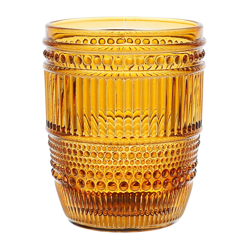 Gobelet En Verre Ambre 27cl - Strie 1 Gobelet En Verre Ambre 27cl - Strie