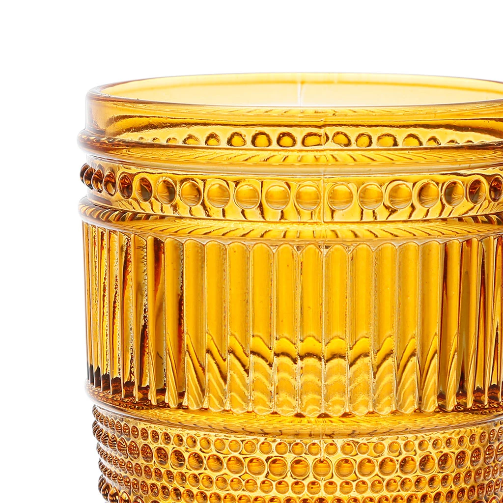 Gobelet En Verre Ambre 27cl - Strie 2 Gobelet En Verre Ambre 27cl - Strie – Image 2