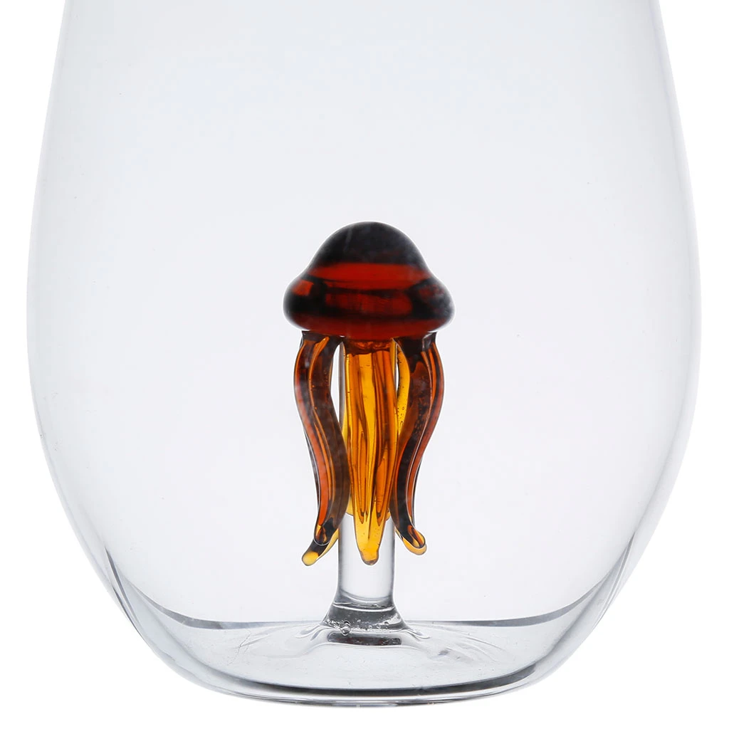Gobelet Poulpe En Verre Borosilicate 50cl - Océan 2 Gobelet Poulpe En Verre Borosilicate 50cl - Océan – Image 2