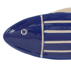Lot De 2 Plats Poisson En Grès Blanc Et Bleu 35x12cm - Océan 3 Lot De 2 Plats Poisson En Grès Blanc Et Bleu 35x12cm - Océan -Magasin De Vaisselle Pour La Maison lot de 2 plats poisson en gres blanc et bleu 35x12cm ocean 39803 39803 DET01 WEB