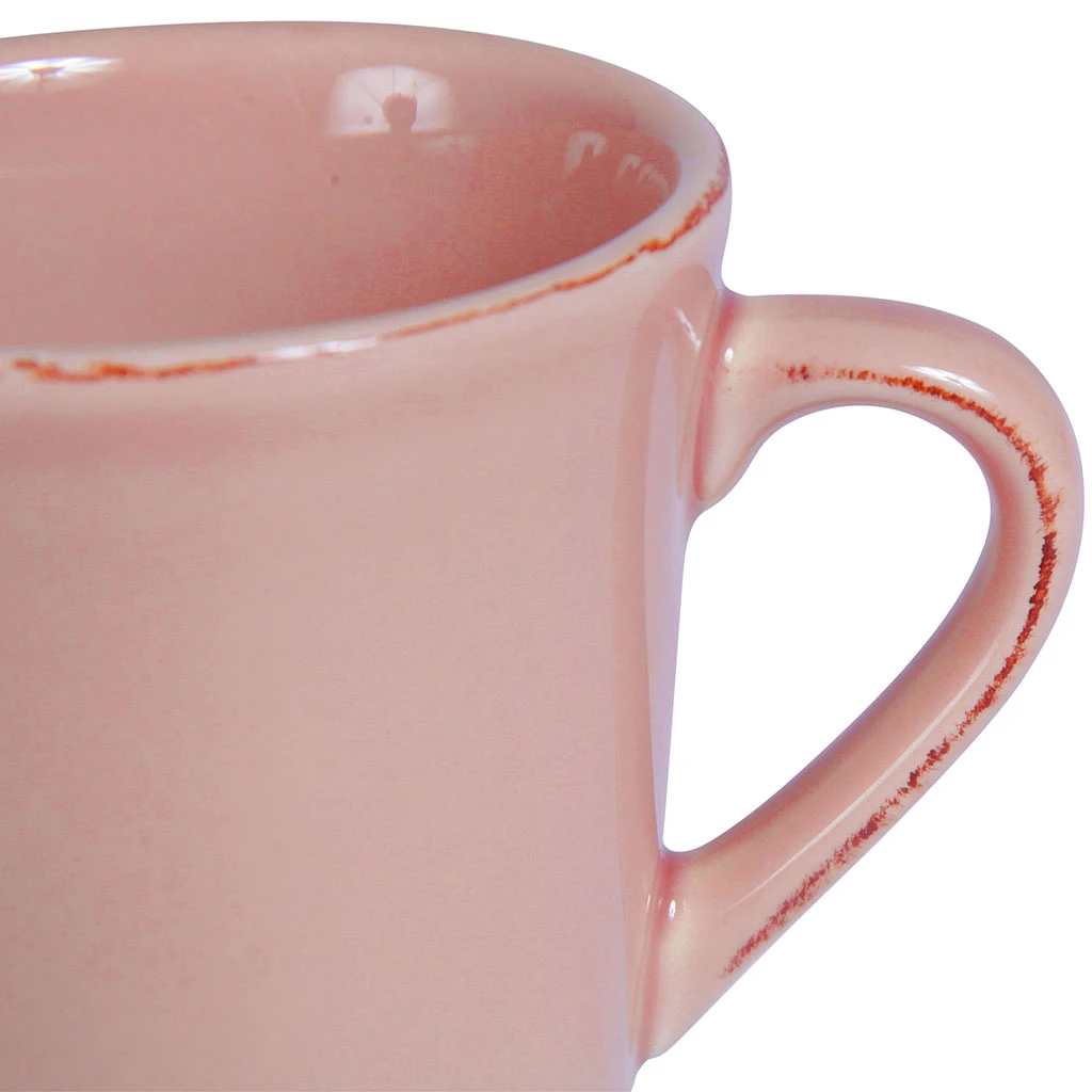 Mug Americain En Faïence Rose 25cl 2 Mug Americain En Faïence Rose 25cl – Image 2