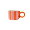 Mug En Céramique Orange Hd0cm - Ines