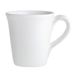 Mug En Faïence Blanc 50cl - Campagne