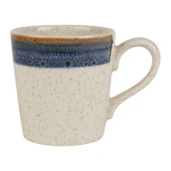 Mug En Faïence Indigo Et Beige 38cl - Victoria