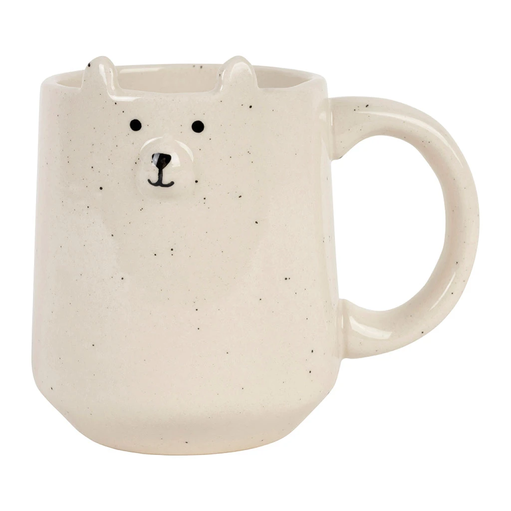 Mug En Grès Ourson Blanc 35cl - Sweetdream 1 Mug En Grès Ourson Blanc 35cl - Sweetdream