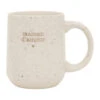 Mug Moucheté Maman En Grès Blanc 38cl - Beezz