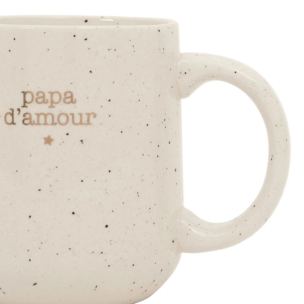 Mug Papa En Grès Blanc 38cl - Beezz 2 Mug Papa En Grès Blanc 38cl - Beezz – Image 2