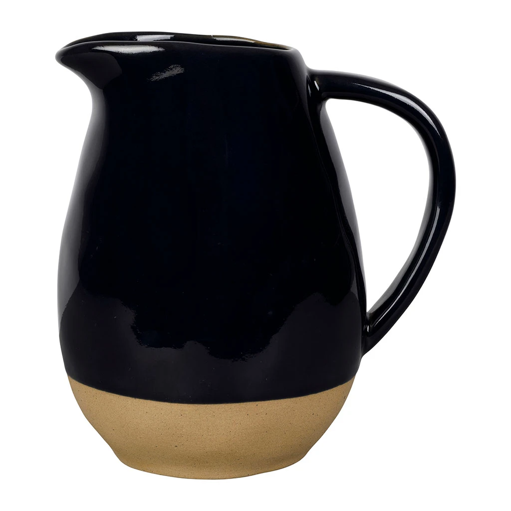 Pichet En Grès Bleu Marine 1.9L - Jade 2 Pichet En Grès Bleu Marine 1.9L - Jade – Image 2