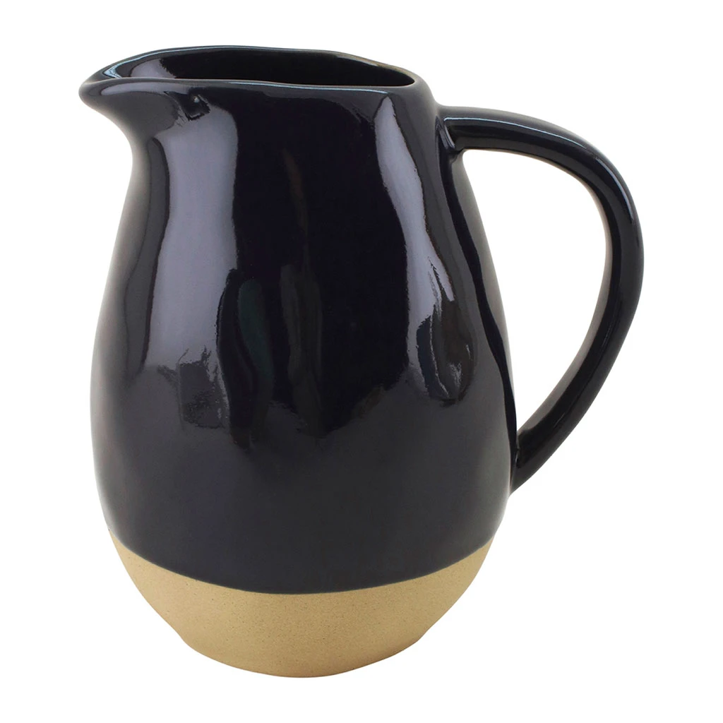 Pichet En Grès Bleu Marine 1.9L - Jade 1 Pichet En Grès Bleu Marine 1.9L - Jade