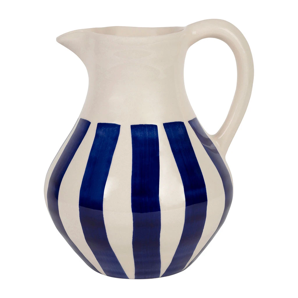 Pichet En Terre Cuite Bleu 3L - Lisia 1 Pichet En Terre Cuite Bleu 3L - Lisia