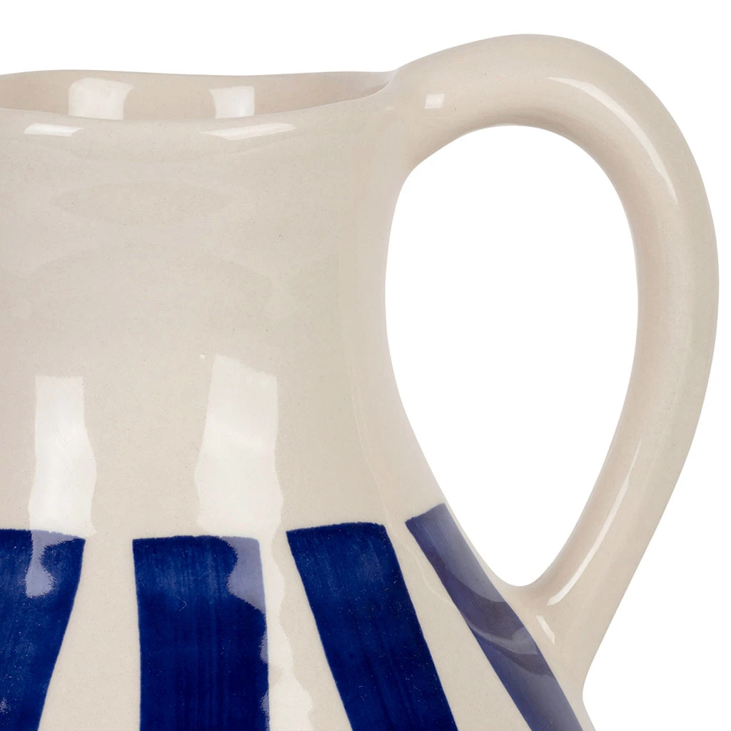 Pichet En Terre Cuite Bleu 3L - Lisia 2 Pichet En Terre Cuite Bleu 3L - Lisia – Image 2