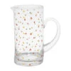 Pichet En Verre Multicolore 1l - Les Fruits