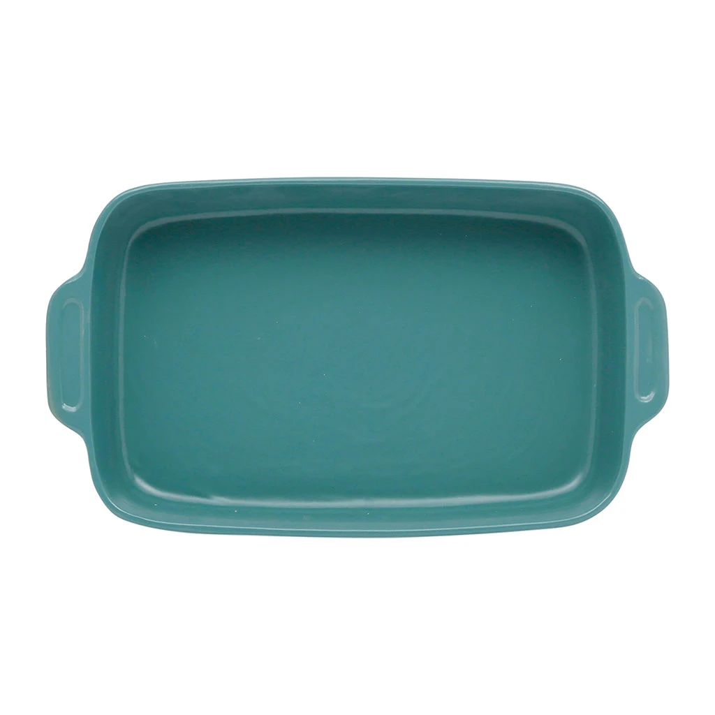 Plat à Four Rectangulaire En Grès émeraude 36x21cm - Cook 2 Plat à Four Rectangulaire En Grès émeraude 36x21cm - Cook – Image 2