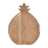 Plat Ananas En Acacia Naturel 36x27cm - Dalbert