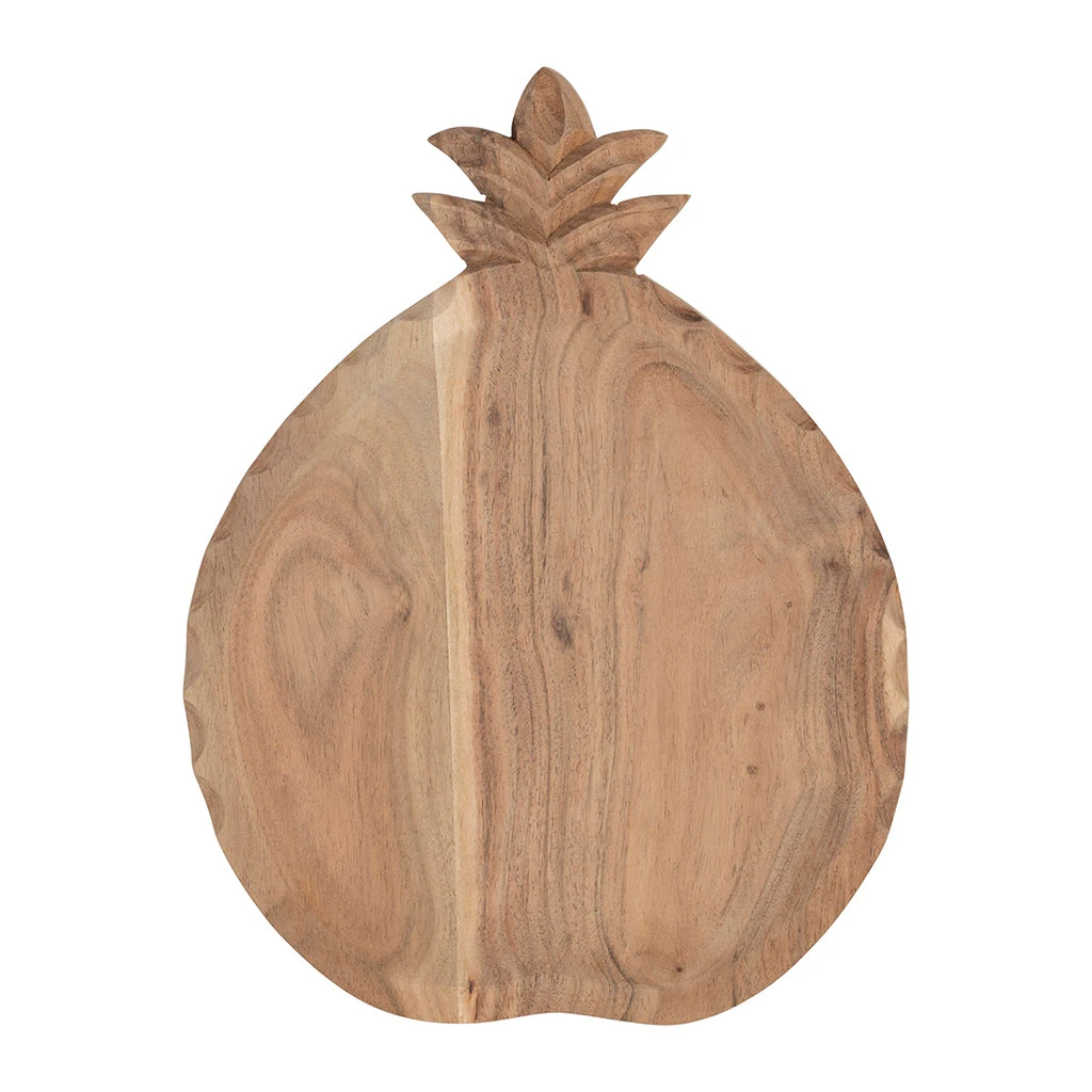 Plat Ananas En Acacia Naturel 36x27cm - Dalbert 1 Plat Ananas En Acacia Naturel 36x27cm - Dalbert